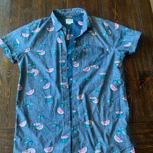 ripcurl short sleeve button up